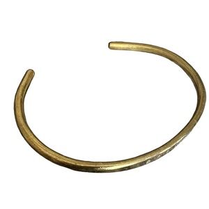 Engraved‎ Pamoja Cuff Bangle Bracelet Casual Classic Pamoja Hip-Hop Gold Tone